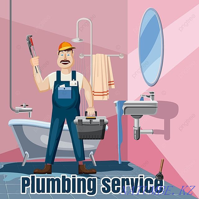 Plumbing services, installation and replacement. Bathroom refurbishment. Semey - photo 1