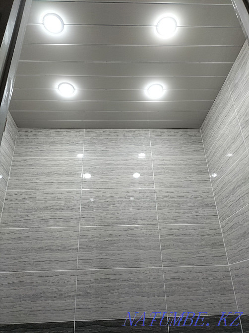 Ремонт ванной комнаты .Сан.тех..кафель.двери.пластик.электрика и др.р Уральск - изображение 8