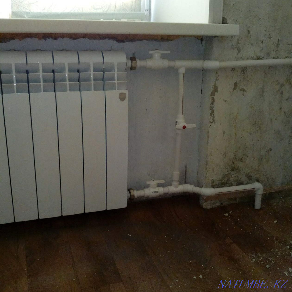 Сантехника, пәтерді жөндеу, ванна бөлмесін жөндеу.  кенді - изображение 4