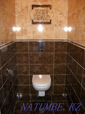 Bathroom renovation. tiler Astana - photo 8