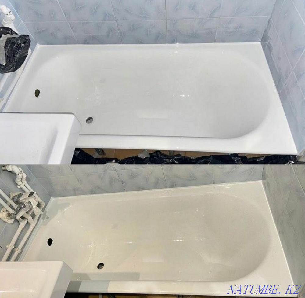 Қалпына келтіру Кескіндеме Жөндеу Жаңарту Эмальмен қаптау Ванна жабыны Шымкент - изображение 1