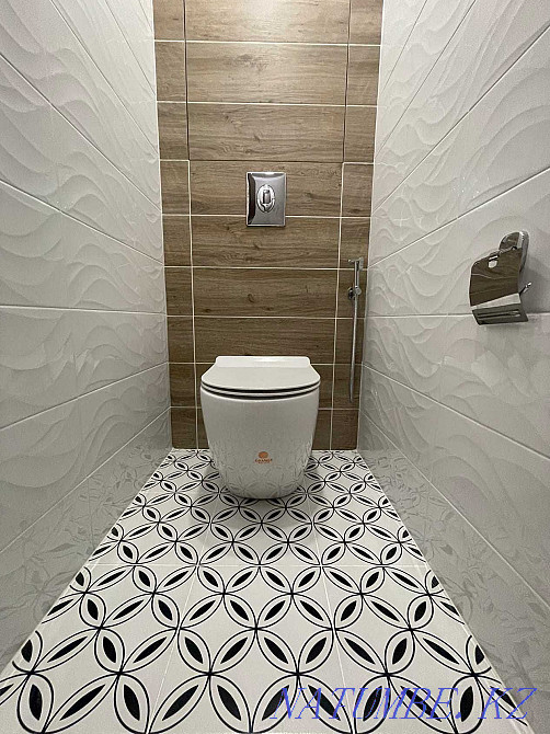 High quality bathroom! Bathroom renovation! Tiler! Kokshetau - photo 5