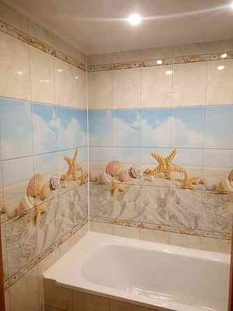 Обшивка декор панелями ванные комнаты балконы и кухни Костанай