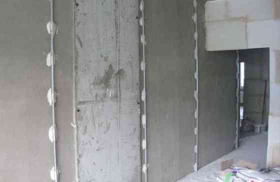 Выравнивание стен. Шпаклевка ремонт недвижимости. Karagandy
