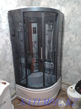 Installation and repair of shower cabins jacuzzi plumbing services Almaty - photo 1