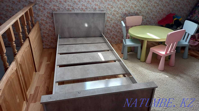 Reliable single bed new 90x200 in the bedroom or in the nursery Kostanay - photo 7