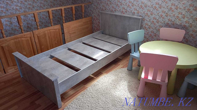 Reliable single bed new 90x200 in the bedroom or in the nursery Kostanay - photo 6