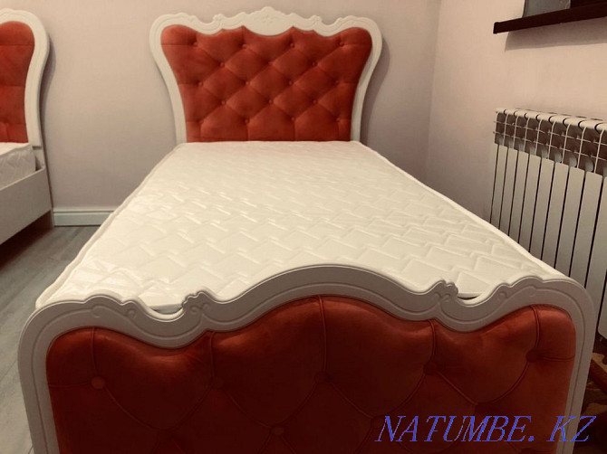 Кровати на заказ вместе с матрасом, есть рассрочка и ред Алматы - изображение 4
