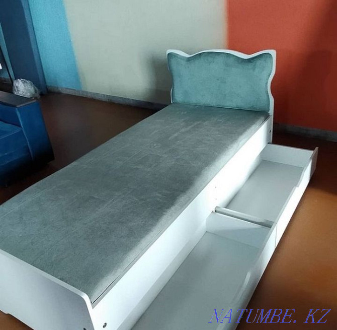 Beds to order with a mattress, there is an installment plan and red Almaty - photo 2