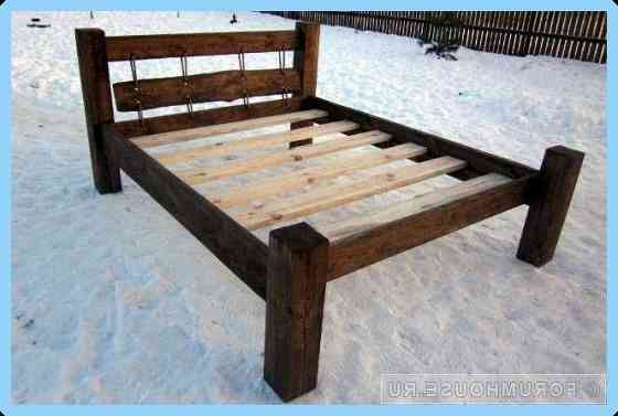 Деревянные кровати на заказ Петропавловск