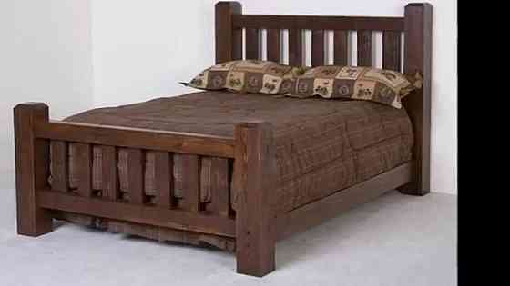 Деревянные кровати на заказ  Петропавл