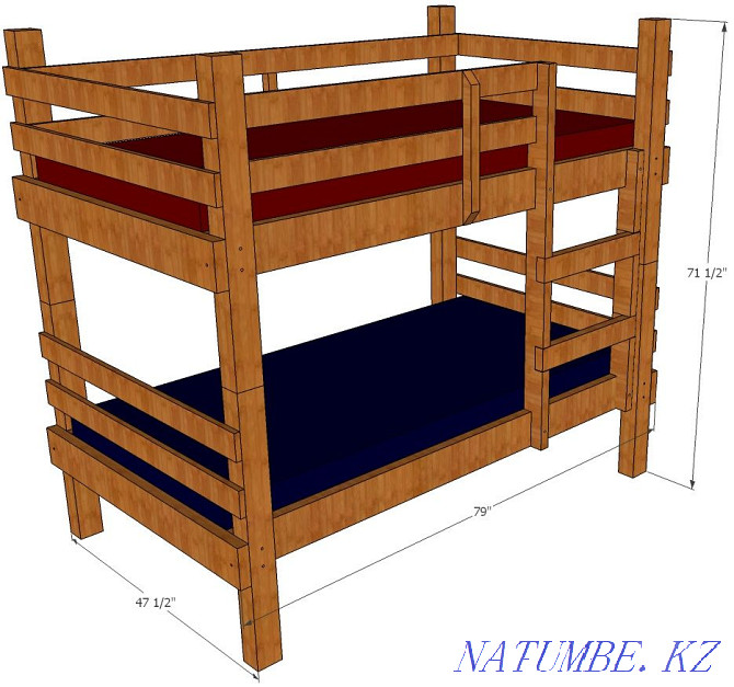 Кровати из дерева Еркин - изображение 7