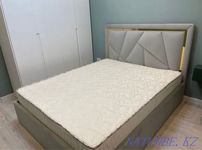 Bed custom upholstered beds carriage fabric bed Astana - photo 2