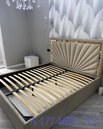 Кровать на заказ кровати с мягкой обивкой каретка ткань кровать Астана - изображение 3