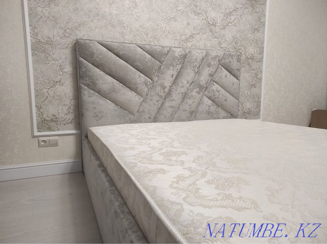 Bed custom upholstered beds carriage fabric bed Astana - photo 6