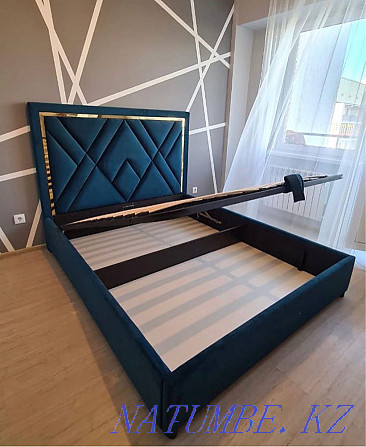 Кровать на заказ кровати с мягкой обивкой каретка ткань кровать Астана - изображение 4