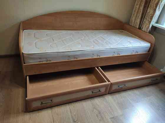 Кровать односпальная с матрасом Almaty