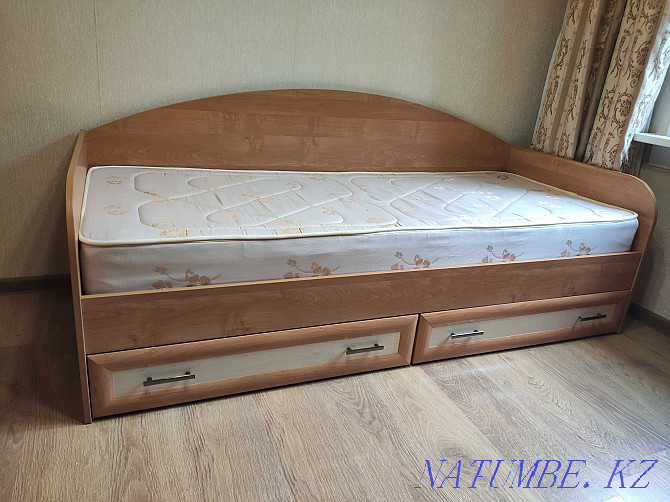 Single bed with mattress Almaty - photo 1