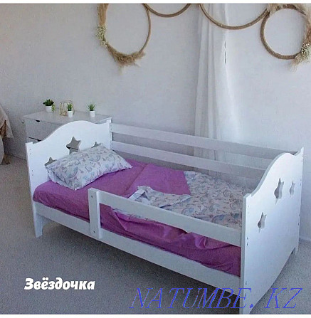 Teenage beds made of solid birch, orthopedic mattresses. Kostanay - photo 2