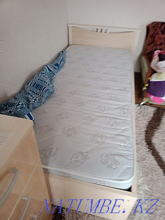 2 одинаковых кровати с матрасами Астана - изображение 1