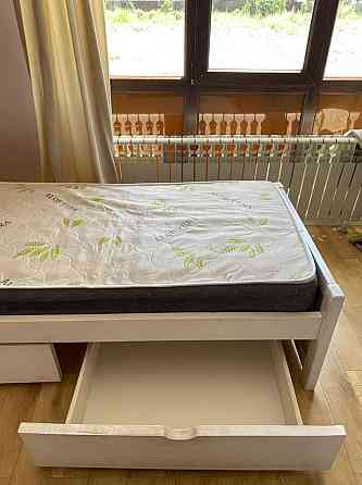 Детская кровать белая 2 м на 80 см Алматы