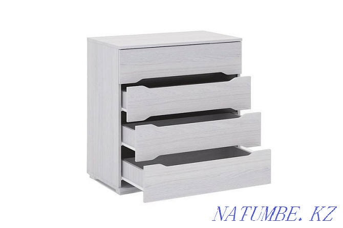 Chest of drawers 4Ya, Valencia collection, Anchor Anchor light, Stand furniture Pavlodar - photo 2