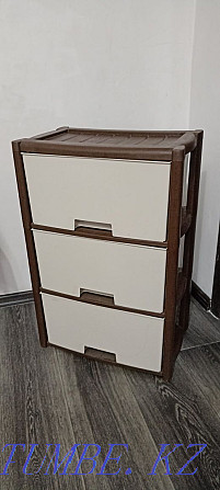 Plastic chest of drawers for 3 drawers Petropavlovsk - photo 1