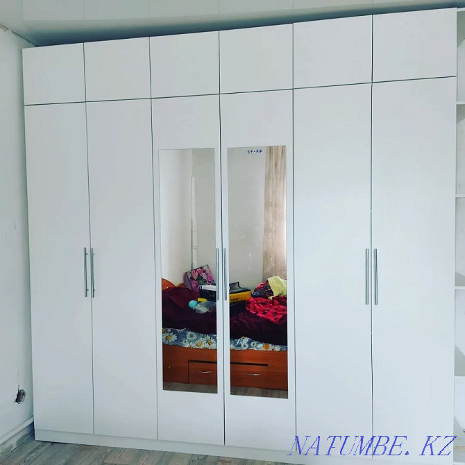 Wardrobe Coupe Chiffonier made of laminated chipboard Not expensive Kostanay - photo 1