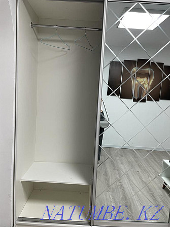 Новый Шкаф белый, 2 зеркало Алматы - изображение 8
