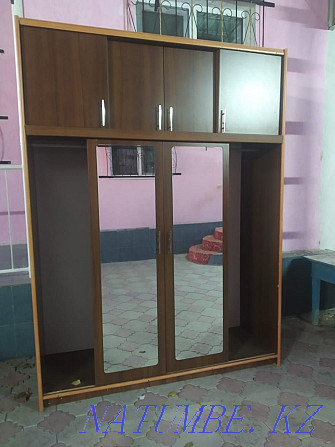 Wardrobe with mirror, sliding doors, compartment wardrobe, with antrisol Taraz - photo 5