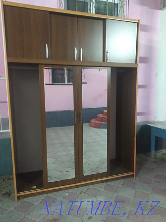 Wardrobe with mirror, sliding doors, compartment wardrobe, with antrisol Taraz - photo 6