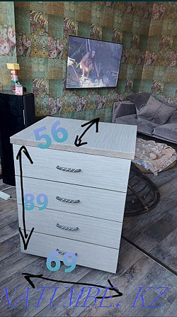 Люстра Хрусталь в идеальном состоянии, комод на колесиках Алматы - изображение 7