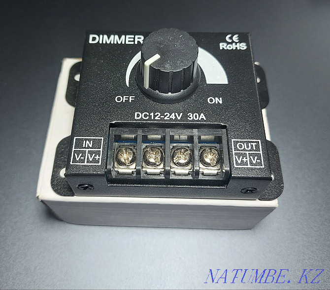 dimmer, rheostat - makes the brightness of the LEDs more, less (brighter-dimmer) Almaty - photo 2