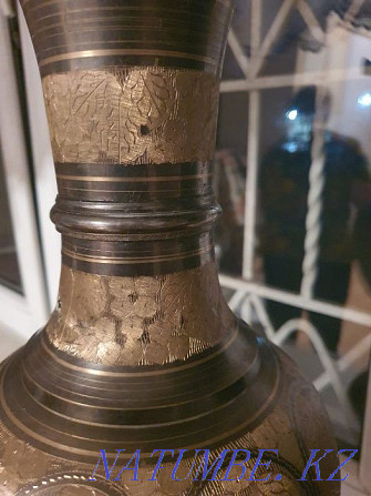 Hand carved brass vase Pakistan Almaty - photo 4
