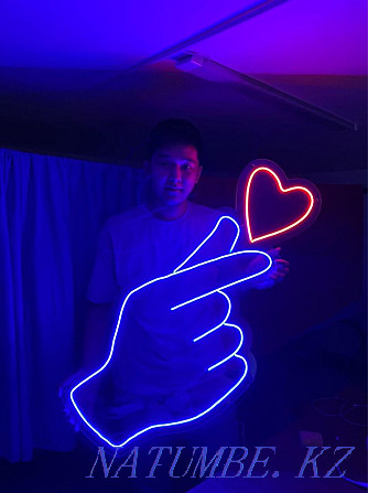 Finished neon sign Almaty - photo 3