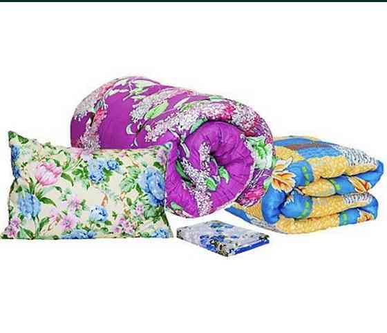 Комплекты для рабочих матрасы одеяло подушки Астана
