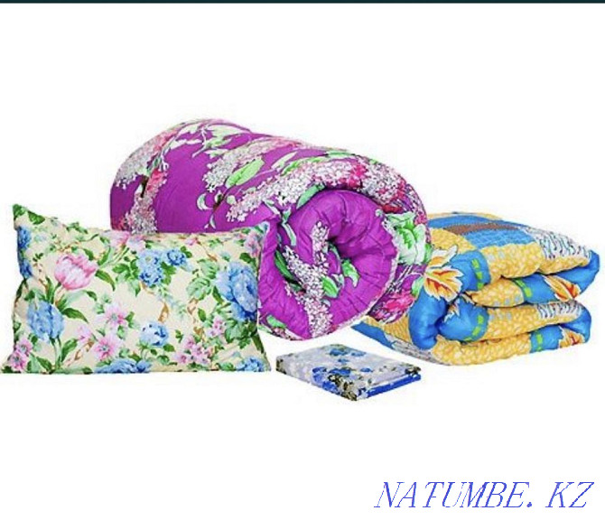Комплекты для рабочих матрасы одеяло подушки Астана - изображение 1