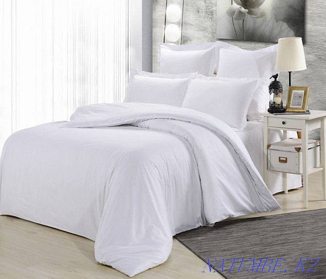 Bedding sets white double wholesale and retail Almaty - photo 1