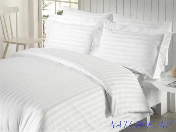 Bed linen stripe-satin Russia - hotel wholesale and retail Almaty - photo 1