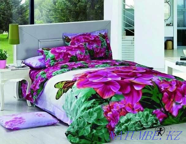 Unique luxury satin bedding ,,Shining Star"with live print in 4D Almaty - photo 7