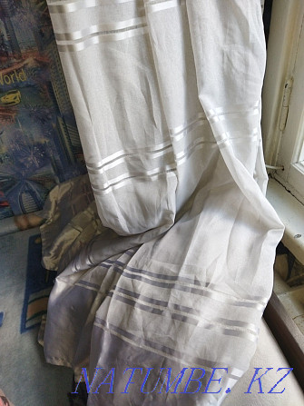 Тюль молочного цвета 3,5,*2,5 метра Усть-Каменогорск - изображение 6