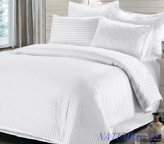 Bed linen sets 2x stripe satin wholesale and retail Almaty - photo 4