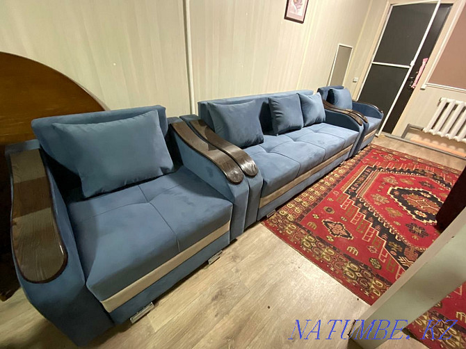 Buy by installments Sofa with two armchairs 0•0•3 GUARANTEE Almaty - photo 6