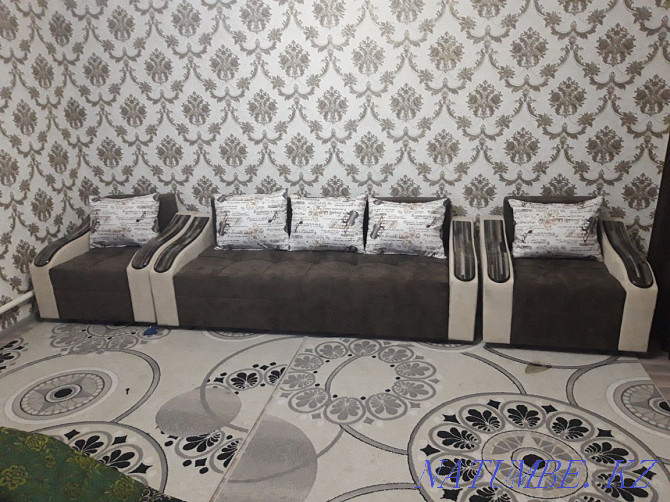Buy by installments Sofa with two armchairs 0•0•3 GUARANTEE Almaty - photo 3