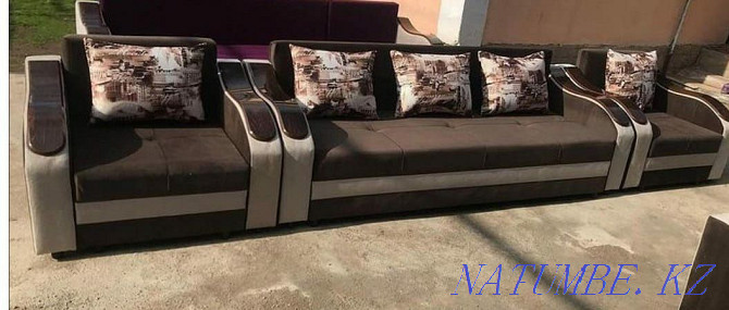 Buy by installments Sofa with two armchairs 0•0•3 GUARANTEE Almaty - photo 2