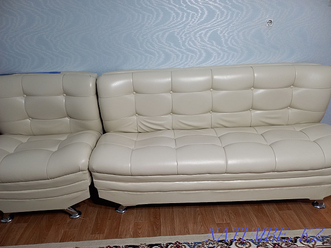 Furniture leather sofa armchair 2 armchair им. Жанкожа батыра - photo 2