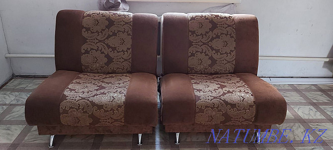 I will sell a soft corner: a sofa and two armchairs Ekibastuz - photo 1