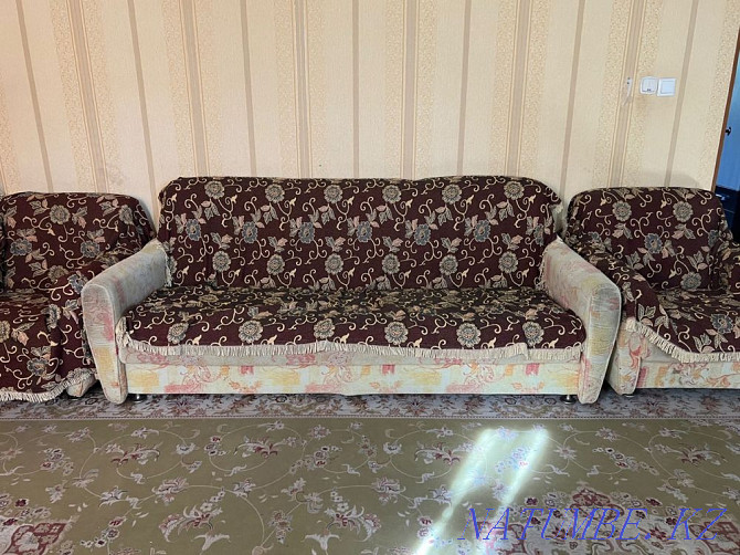 Sofa and 2 chairs for sale Shymkent - photo 1