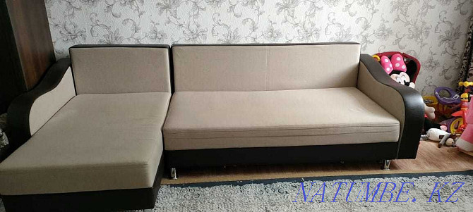 Продам диван угловой с креслом в хорошем состоянии Кокшетау - изображение 2
