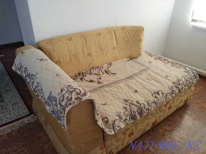 Продам мягкий уголок (мини диван-кровать) б/у в отличном состоянии Актобе - изображение 1